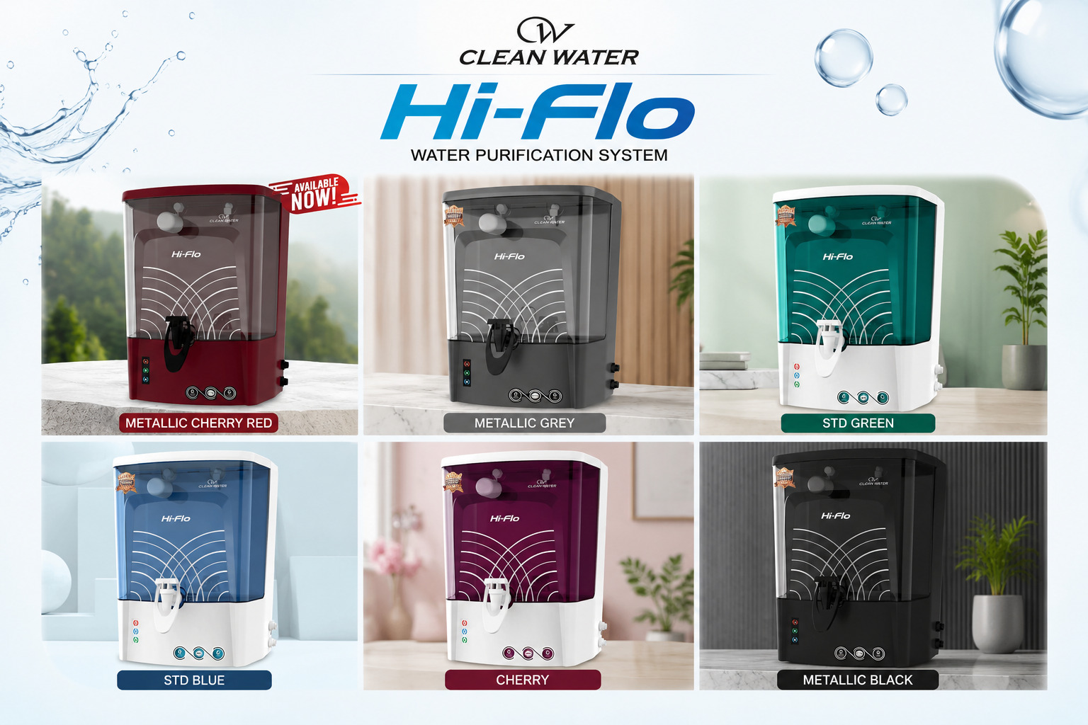 Aqua Hi-Flo — RO + UV + UF + TDS